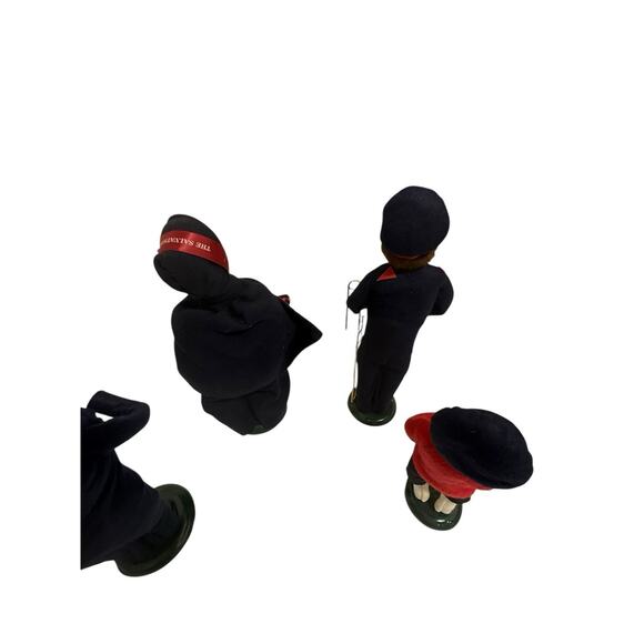 Byers Choice Salvation Army Carolers Set 4 Figurines Christmas Band Vintage Boy - Picture 12 of 13